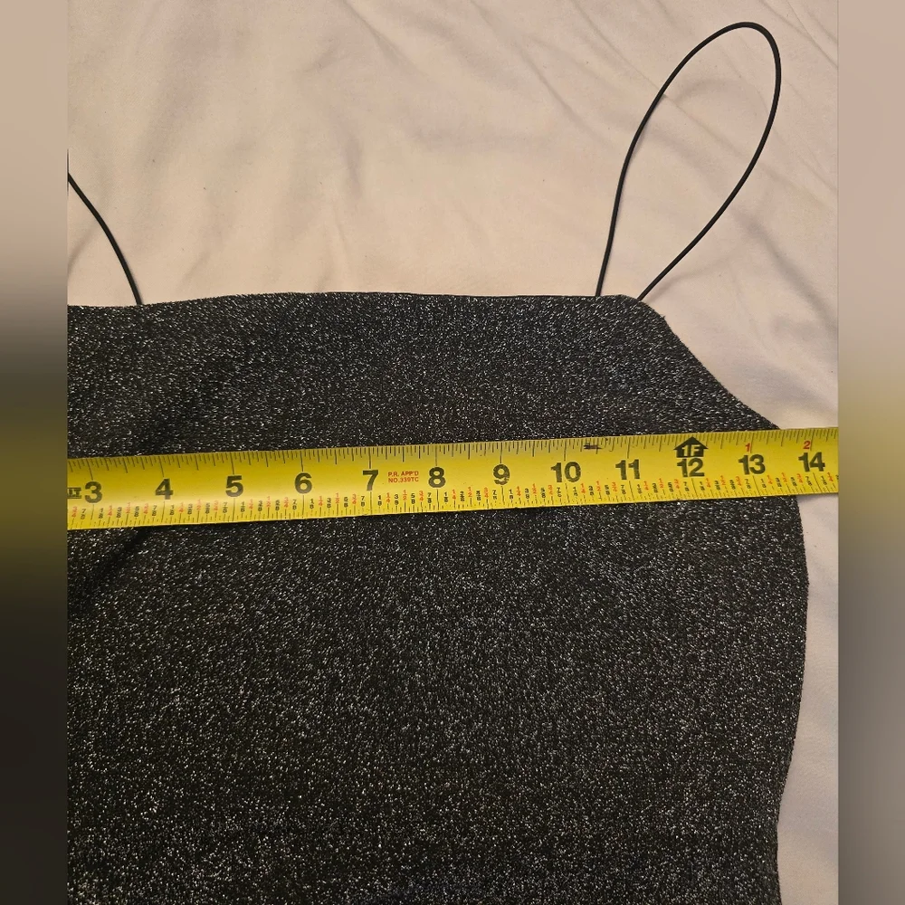 Asymmetrical Black Dress - Picture 11 of 14